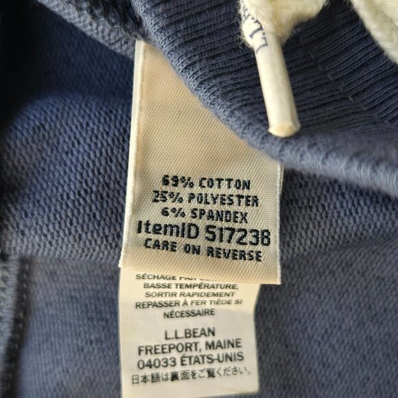 L.L. Bean Ultrasoft Sweatpants Plus Size 2X Blue Wide Leg Pull On Relaxed Fit - Picture 9 of 13